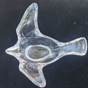 Princess House Dove Crystal Bird Bowl